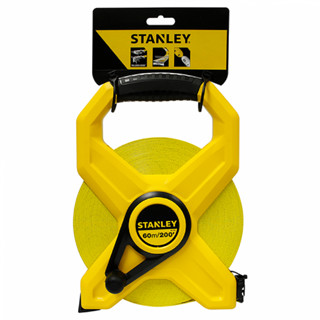 เทปวัดสายไฟเอบร์ แบบเปลืย STANLEY สแตนเลย์ ขนาด 60ม. รุ่น 34-794