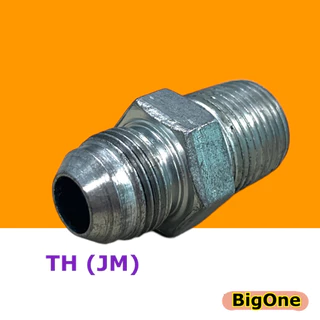 ข้อต่อไฮดรอลิค Hydraulic Male Elbow Jic37 เกลียว PT x TH ข้อต่อตรง เกลียวนอก(เกลียวตัวผู้) (250 Bar)