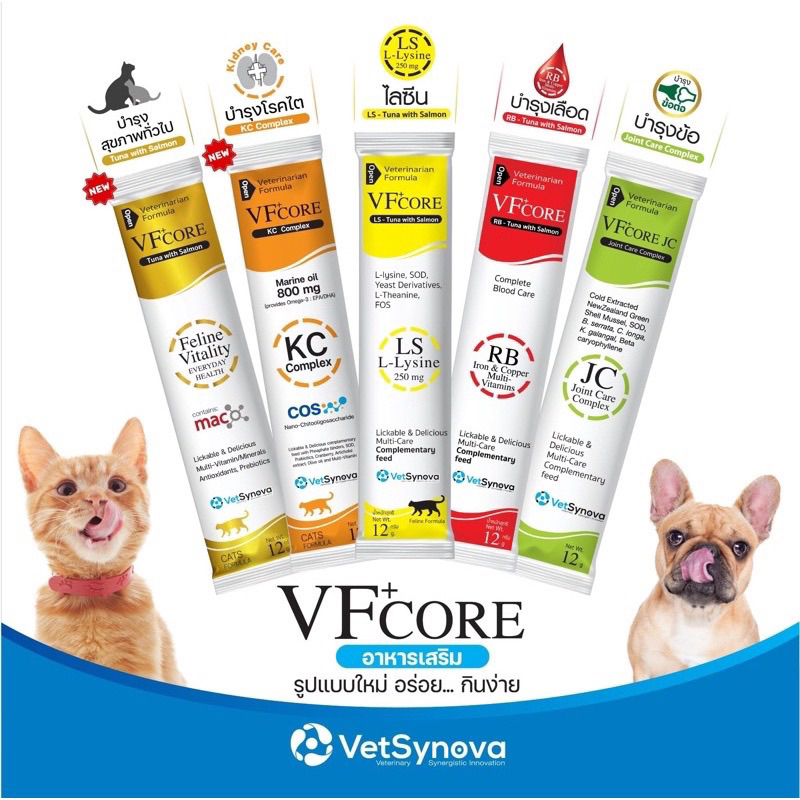 ขนมแมวเลีย VFcore อร่อยและมีประโยชน์