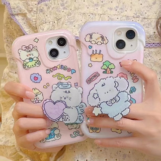 🎁ส่งของขวัญ🎁เคสไอโฟน 11 13 12 Pro Max แมวน่ารัก ลูกสุนัขน่ารัก เคส for ไอโฟน14 pro max soft case Iphone