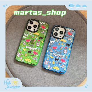 ❤️ส่งของขวัญ❤️ เคสไอโฟน 11 12 13 14 Pro Max สไตล์คู่รัก ความนิยม ฤดูร้อน ความคิดสร้างสรรค์ Case for iPhone สาวน่ารักหัวใ