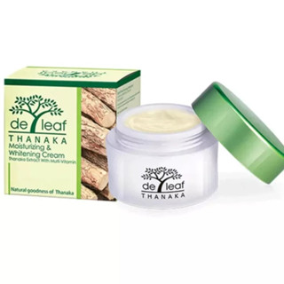 De Leaf Thanaka Moisturizing And Whitening Cream 40ml ครีมบำรุงผิวหน้า