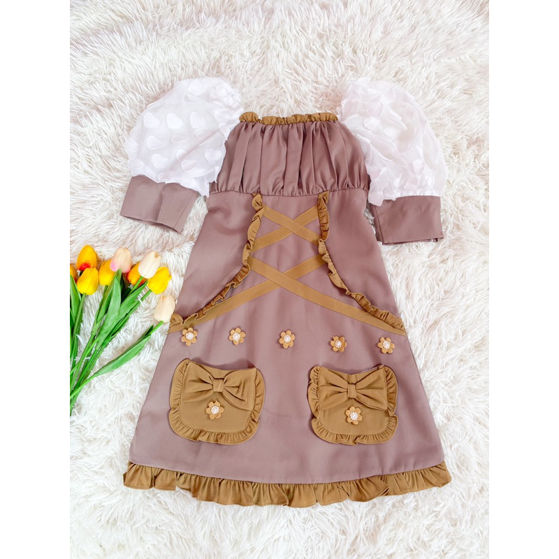 🍑พร้อมส่ง งานป้าย Maria diamond  มือสอง ไซส์XS🍑