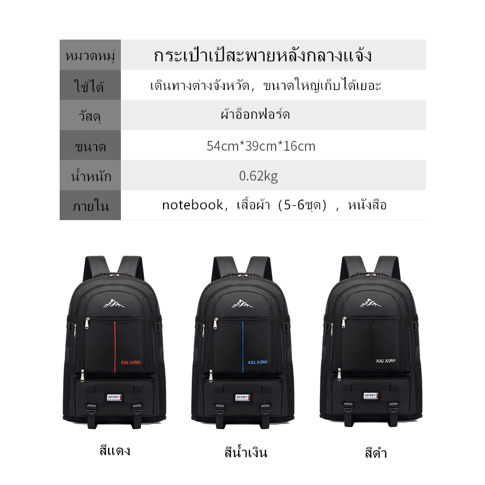 ✅ พร้อมส่ง ในไทย ถูกที่สุด ✅ กระเป๋าเป้เดินทาง bagเป้สุดฮิต