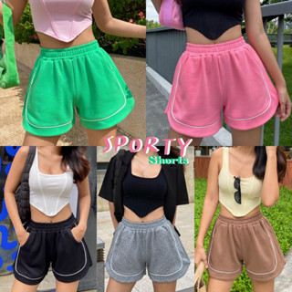 (พร้อมส่ง)MINIGIRL | Sporty shorts กางเกงขาสั้น ผ้าหนา