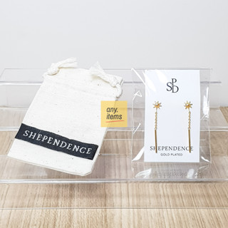 ใหม่ มือ 1 // SHEPENDENCE ต่างหูดาวกระจาย (Starburst Bar Drop Stud Earrings)