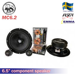 DLS รุ่น MC6.2 PERFORMANCE MC Series  ลำโพงรถยนต์เคลฟล่า 6.5 นิ้วแยกชิ้น2 ทางพร้อม ทวีตเตอร์ซอฟต์โดม1 นิ้ว ให้เสียงนุ่มน