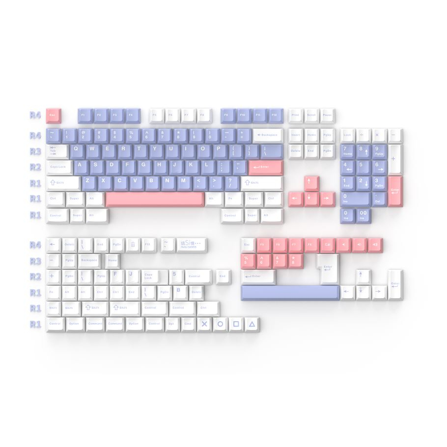 [โค้ดคุ้มลด 20%] Keycap Hello Ganss Keycap คีย์แคปภาษาไทย Premium PBT Double shot Cherry Profile helloganss - รูปที่ 4