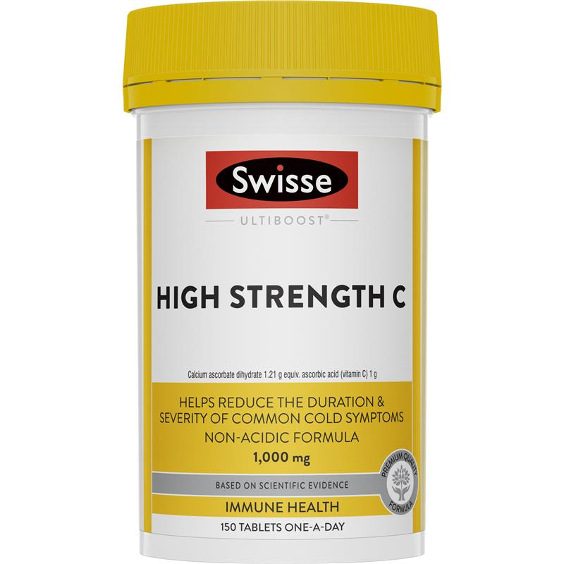 Swisse Vitamin C 1000mg 150 Tablets วิตามินซี 1000mg 150 ชิ้น