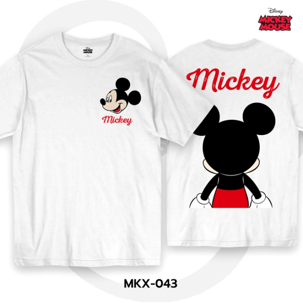 Power 7 Shop เสื้อยืดการ์ตูน มิกกี้เมาส์ ลิขสิทธ์แท้ DISNEY (MKX-043)