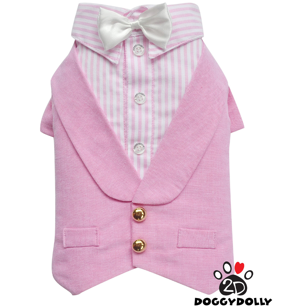 Pet cloths-Doggydolly เสื้อผ้าแฟชั่น สัตว์เลี้ยง ชุดหมาแมว เจ้าบ่าว สูท ทักซิโด้ F061