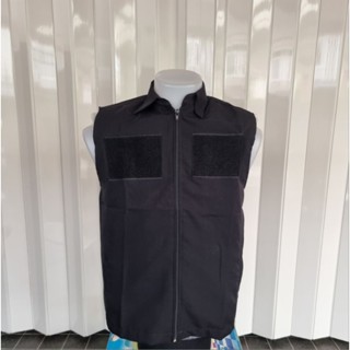 เสื้อกั๊กสีดำคอปก  เสื้อกั๊กหน่วยงานราชการ​ 309​บาททุกไซส์