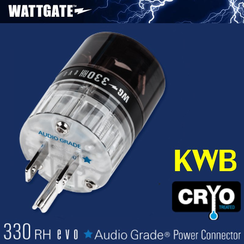 ของแท้ศูนย์ไทย WATTGATE 330 RH EVO Series Rhodium Audio Grade IEC POWER CONNECTOR / ร้าน All Cable