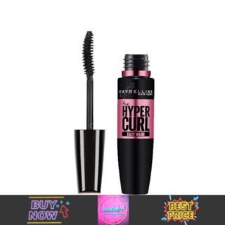 Maybelline Hyper Curl Easy Wash Mascara เมย์เบลลีน ไฮเปอร์เคิร์ล มาสคาร่า สูตรล้างออกง่าย (9.2ml.)