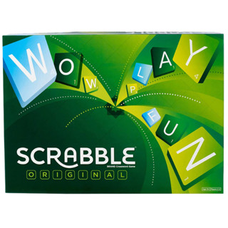 MATTEL Scrabble Original English - เกมส์ Scrabble คลาสสิกจากแบรนด์ MATTEL ของแท้ 100%