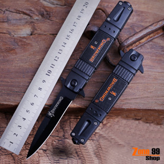 มีดพับ Browning army knife ใบมีด8.4cm. แค้มป์ เดินป่า