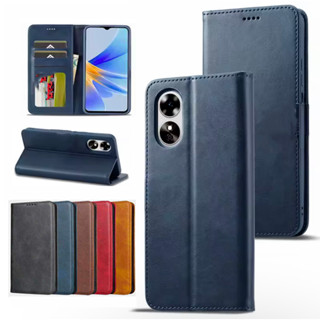 เคสฝาพับหนัง เคสมีแม่เหล สำหรับ VIVO V21 V25 V27 Pro Y11 Y12 Y15 Y17 V20 V20SE Y30 Y91C Y1S Y93 Y95 เคสฝาพับ เคสเปิดปิด