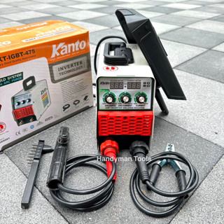 Kanto ตู้เชื่อม ตู้เชื่อมไฟฟ้า รุ่น KTB-ARC-475 MMA พร้อมอุปกรณ์ตามรูปครับ รับประกัน 1 ปี