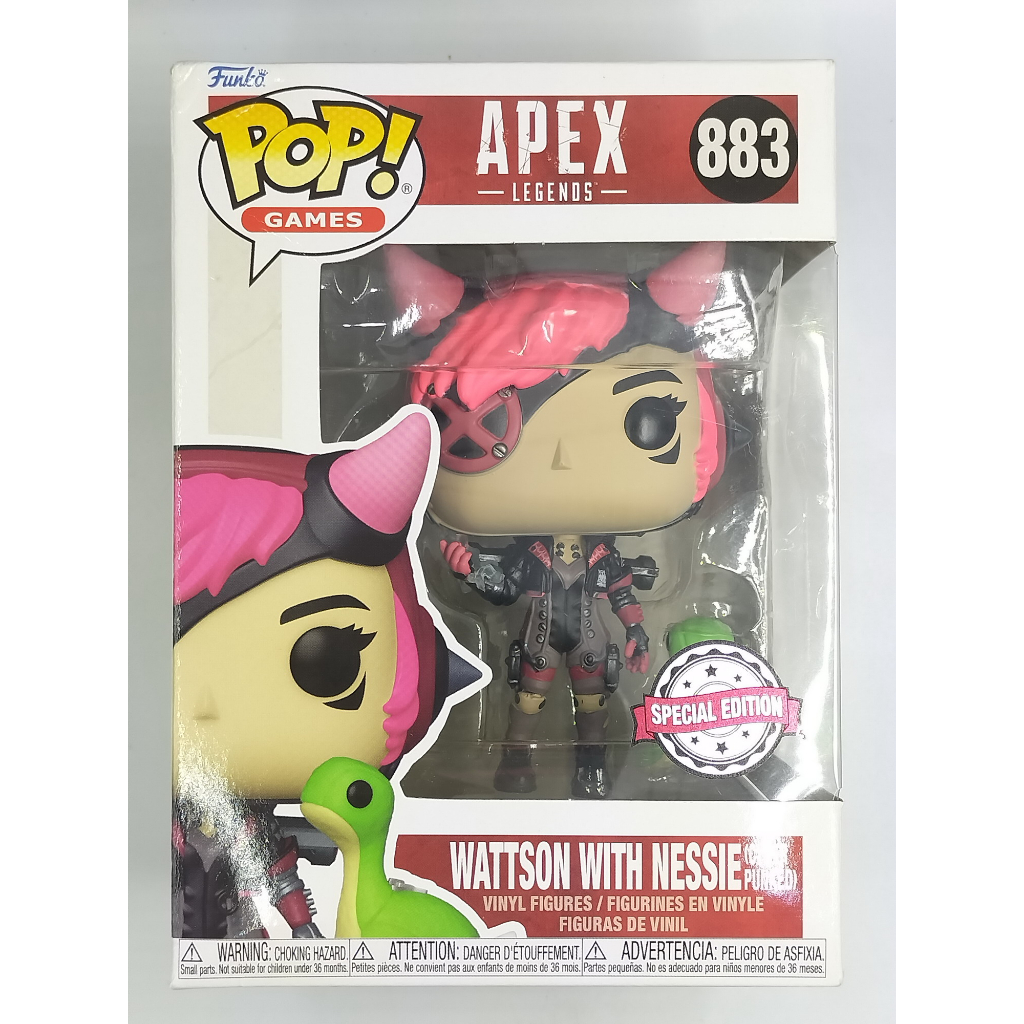 Funko Pop Apex Legends - Wattson With Nessie (Cyber Punked ) #883 (กล่องมีตำหนินิดหน่อย)
