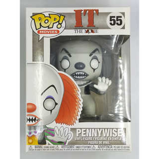 Funko Pop IT - Pennywise [ขาวดำ] #55 (กล่องมีตำหนินิดหน่อย)