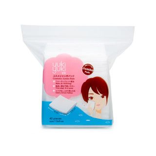 [1แถม1] Yuki Yuki Cosmetic Jumbo Pads 50 Pcs./Bag