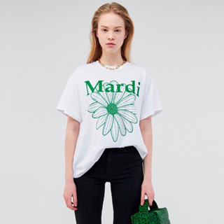 (ของแท้💯) เสื้อยืด MARDI MERCREDI FLOWERMARDI พร้อมส่ง