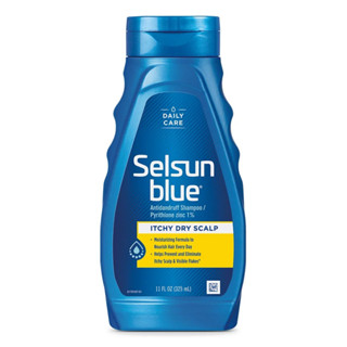 พร้อมส่ง สีเหลือง Selsun Blue Daily Care Nourishing Moisturizing Itchy Dry Scalp Dandruff Relief Shampoo, 11 fl oz