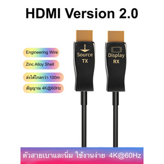 💥 สาย HDMI Fiber Optic น