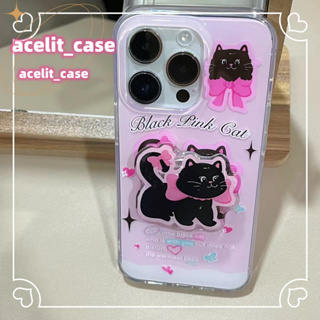 ❤️ส่งของขวัญ❤️ เคสไอโฟน 11 12 13 14 Pro Max แมว การ์ตูน กราฟฟิตี ความนิยม แฟชั่น Case for iPhone สไตล์วรรณศิลป์