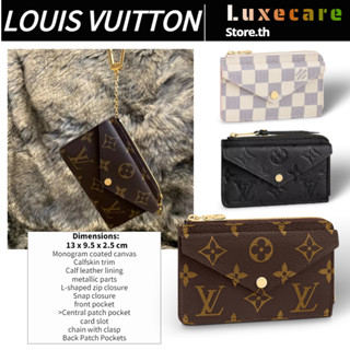 หลุยส์ วิตตอง👜Louis Vuitton RECTO VERSO Card Holder/Wallet ที่ใส่บัตร/กระเป๋าสตางค์/กระเป๋าใส่เหรียญ