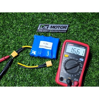 แบตเตอรี่16.8v 2200mah. ***แอมป์เต็มแท้** แบตเตอรี่diy แบตเตอรี่ตู้ลำโพงบลูทูธdiy 18650 3.7v แบตลิเธียม 16.8v Li-ion 4s