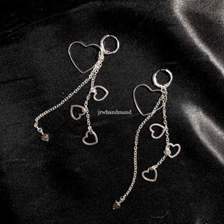 ต่างหูหัวใจ heart earrings 💝❤️🤍🫶🏻💕