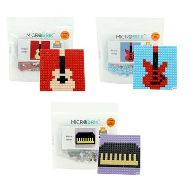 MICROBRIK : ตัวต่อ 2 มิติ ดนตรี คละแบบ ราคา 295 บาท 2DG-301 - 303