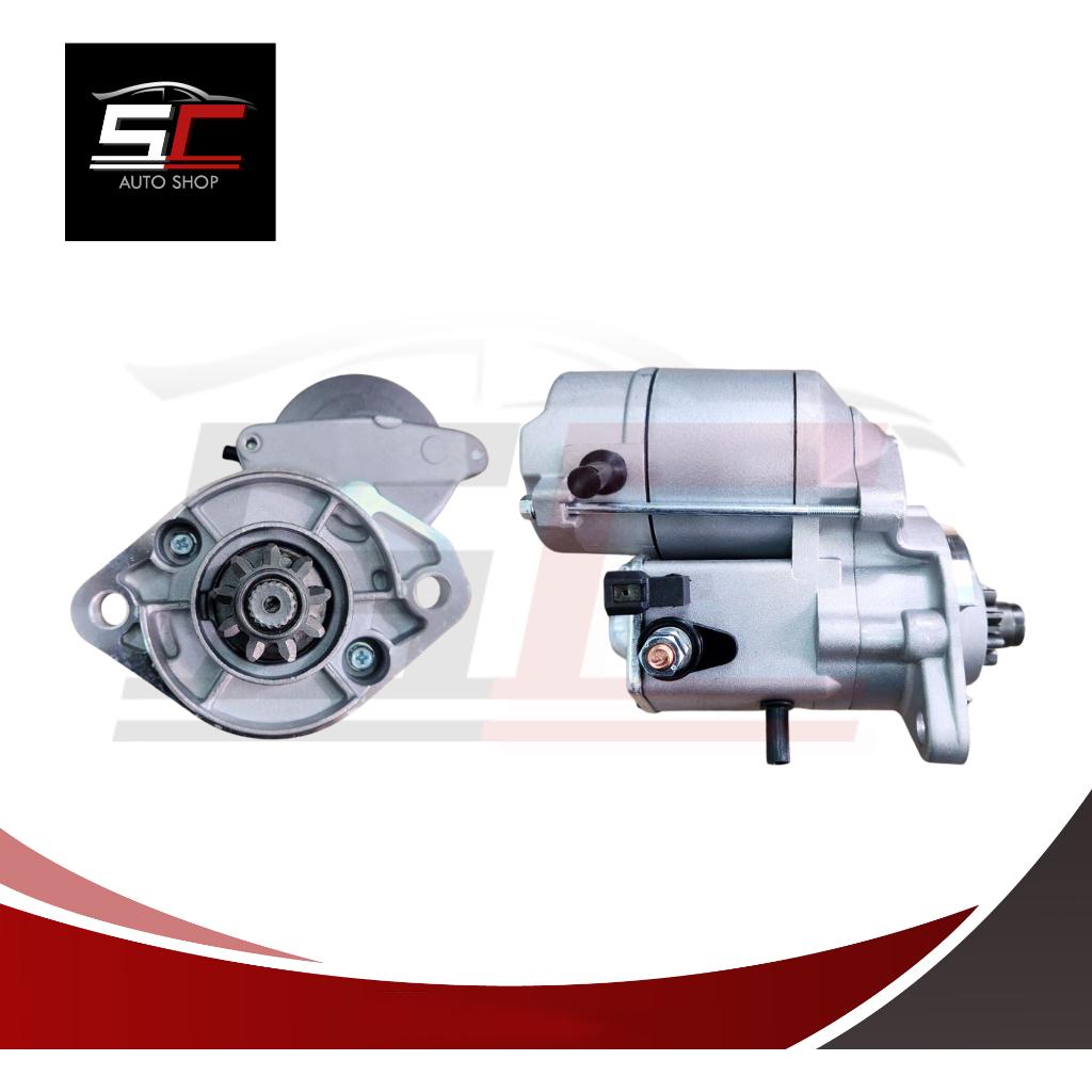 ไดสตาร์ท คูโบต้า 9ฟัน (REBUILT) KUBOTA 12V 1.4KW STARTER KUBOTA 9T รับประกันโดย SC Autoshop