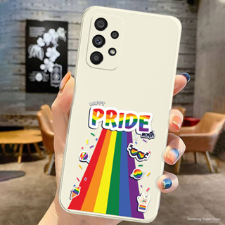 เคสสายรุ้ง LGBTQ+ รุ่น Samsung A สมรสเท่าเทียม สีรุ้ง ลายรุ้ง เคสซิลิโคน