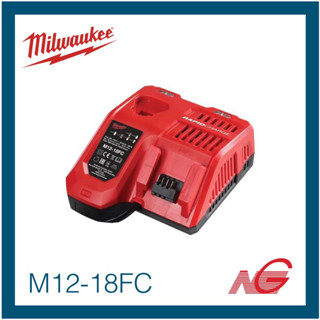 MILWAUKEE แท่นชาร์จเร็ว M12-18FC ชาร์จ 12V , 18V