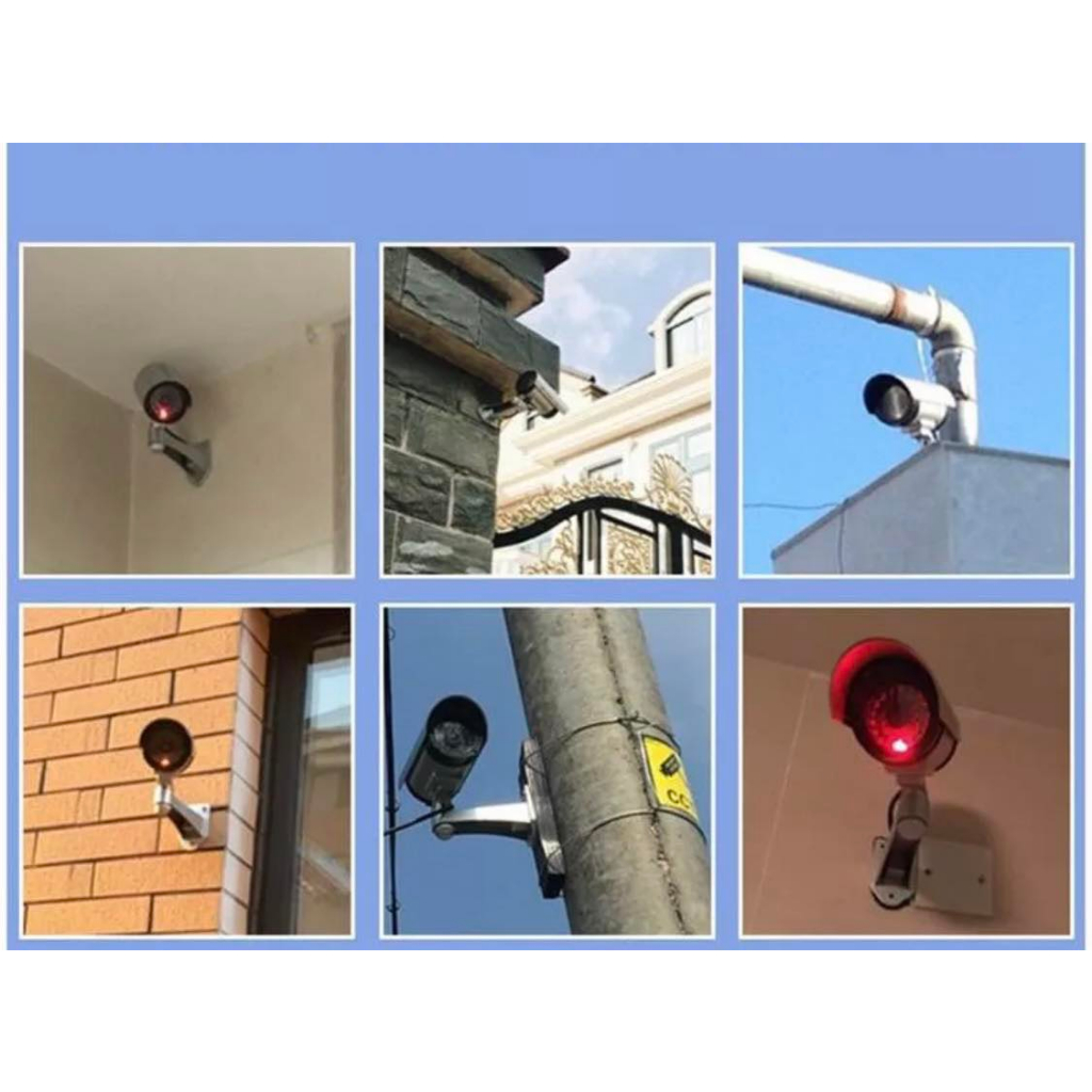 กล้องวงจรปิดเสมือนจริง กล้องปลอม มีไฟ CCD Camera หลอกโจร CCTV รักษาความปลอดภัย กล้องวงจรปิด พร้อมส่งจากไทย