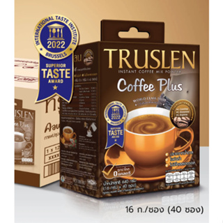 [40ซอง] TRUSLEN COFFEE PLUS กาแฟทรูสเลน คอฟฟี่ พลัส 40ซอง