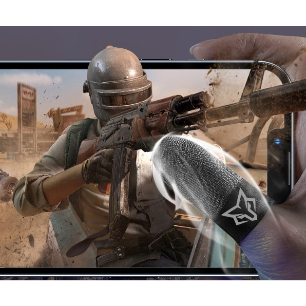 ถุงนิ้วเล่นเกมส์ ถุงมือเล่นเกมส์ แบบไร้ขอบ sarafox V8 พร้อมกล้อง สีขาวสวยงาม  (ของแท้) มีบริการเก็บเงินปลายทาง