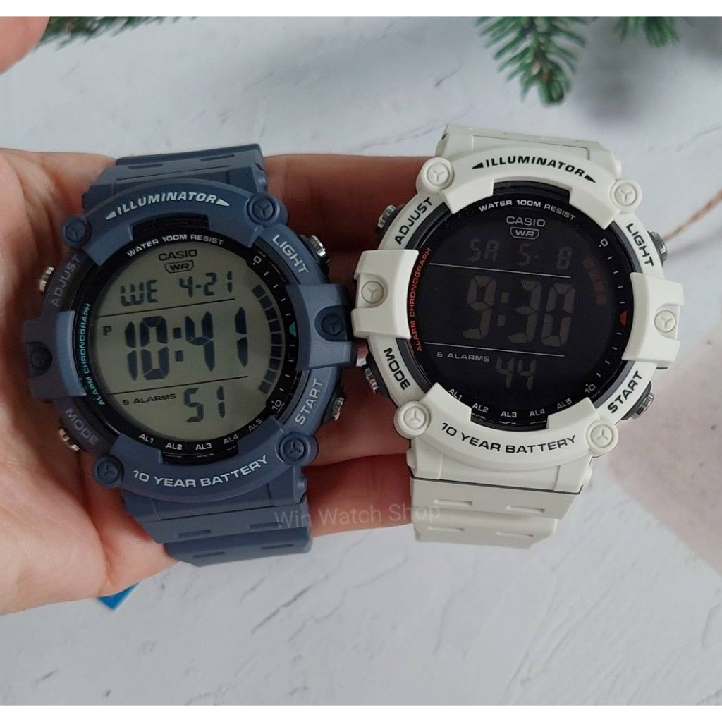 นาฬิกา Casioแท้ รุ่น AE-1500WH และ AE-1500WHX  นาฬิกาผู้ชาย สายเรซิ่น สไตล์สมาร์ทวอช -ของแท้ 100% รับประกันสินค้า 1 ปี