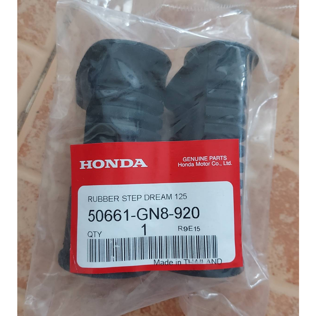 ยางพักเท้าหน้า ของแท้ศูนย์ HONDA - HAMP WAVE100, WAVE110เก่า, WAVE125เก่า, DREAMเก่า (H5060-GN8-920)