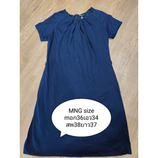 dress mng อก36 ใหม่ไม่มีตำหนิ