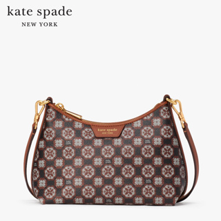 KATE SPADE NEW YORK SPADE FLOWER MONOGRAM COATED CANVAS TOP ZIP CROSSBODY K8941 กระเป๋าสะพายข้าง