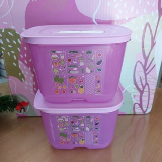 Tupperware กล่องผักกรีนสมาร์ท สีม่วง 1.8ลิตร รุ่นที่เก็บผักดีที่สุดของทัพเพอร์แวร์