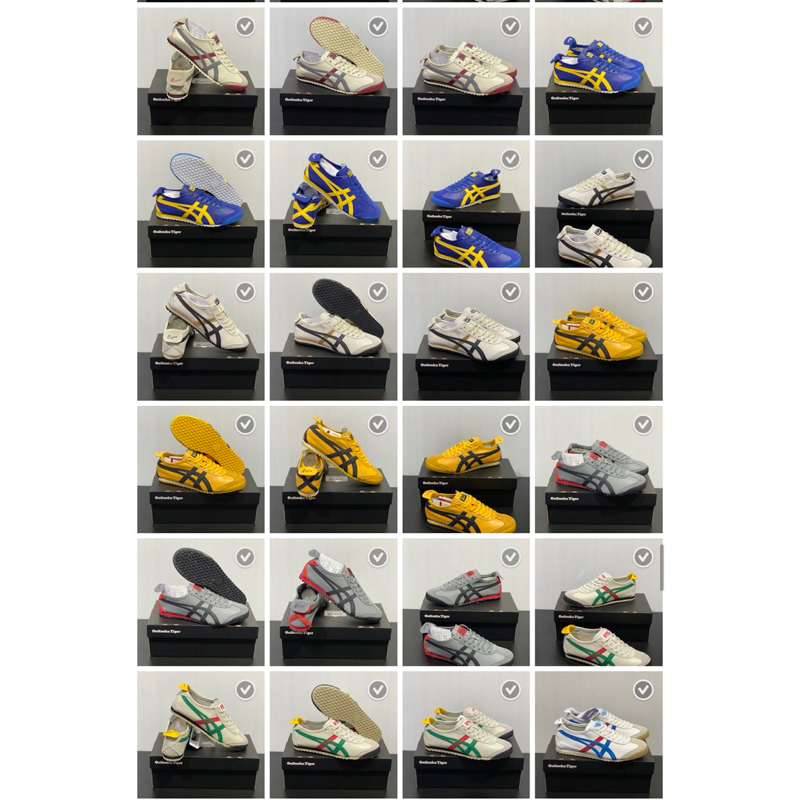 รองเท้าผ้าใปมีTi-gher(หนังหนี่ม-งานindonesiมีเบอร์36….45ถุกสีพร้องส่ง(ฟรีกล่อง)