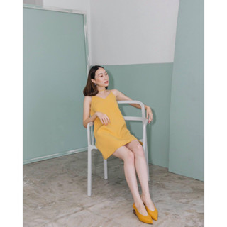 ส่งต่อ howdycloud รุ่น muffin dress size S สี mustard