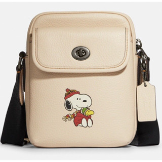 Coach X Peanuts Heritage Crossbody With Snoopy