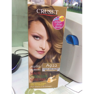 ครูเซ็ท A922 สีบลอนด์หม่นอ่อน สีผม สีย้อมผม เปลี่ยนสีผม สีแฟชั่น CRUSET A922 LIGHT ASH BLOND HAIR COLOR CREAM