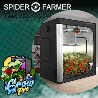 Spider Farmer® 5×5 Grow Tent – 60”X60”X80” (150X150X200cm) เต๊นท์ปลูกผัก