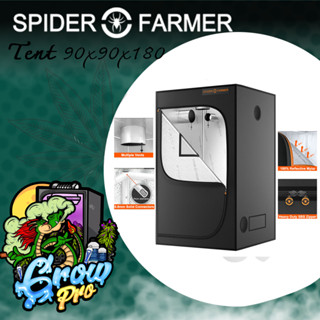 Spider Farmer® 3×3 Grow Tent – 36”X36”X72” (90X90X180cm) เต๊นท์ปลูกผัก